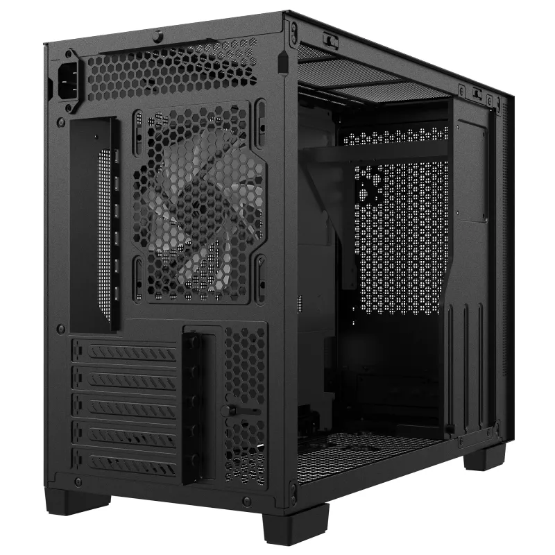 XPG VALOR MESH NANO MID-TOWER-CHASSIS - Juoda, Midi Tower, PC, Juoda, micro ATX, Mini-ITX, SPCC, 17 cm