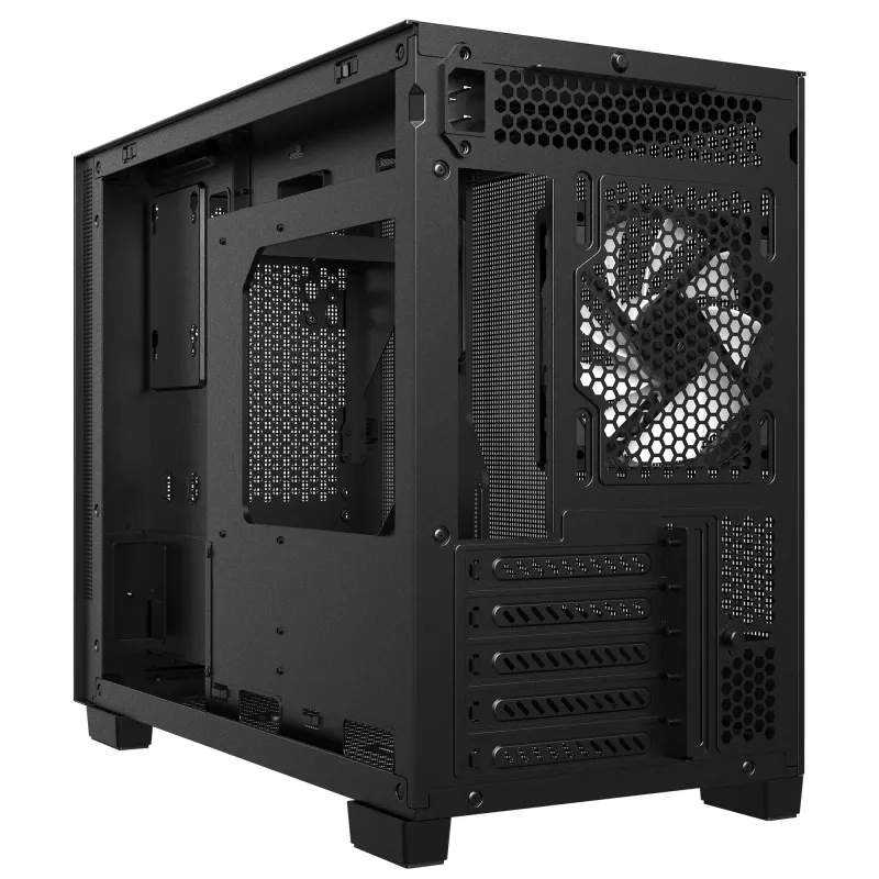 XPG VALOR MESH NANO MID-TOWER-CHASSIS - Juoda, Midi Tower, PC, Juoda, micro ATX, Mini-ITX, SPCC, 17 cm