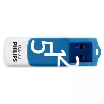 Philips FM51FD001B/00 51 GB USB atmintukas USB Type-A 3.2 Gen 1 mėlynas, baltas