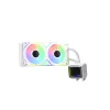 XPG LEVANTE II 240 White – skysčio aušinimo komplektas, 240 mm, baltas