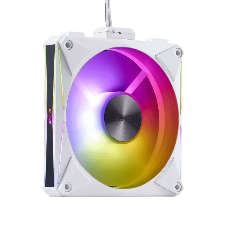 XPG Hurricane MAG 120 ARGB PWM korpuso ventiliatorius, 4 vnt. rinkinys, baltas (75261544)