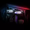 XPG VENTO PRO 120 PWM Black, ventiliatorius, 12 cm, 450 RPM, 2500 RPM, juoda, balta