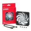 XPG VENTO PRO 120 PWM Black, ventiliatorius, 12 cm, 450 RPM, 2500 RPM, juoda, balta
