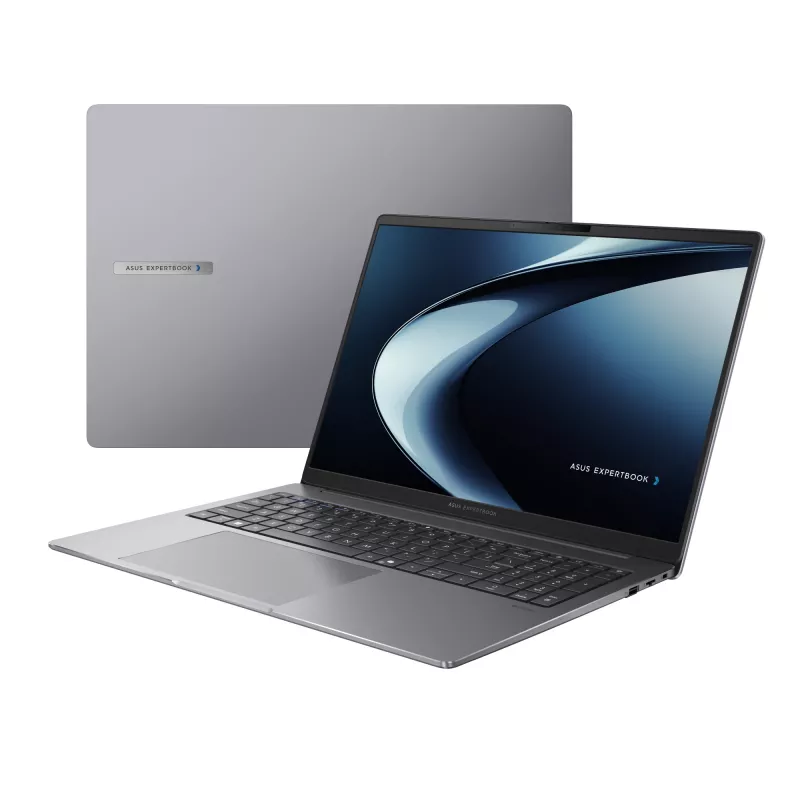 Nešiojamas kompiuteris ASUS ExpertBook P3 PM3606CKA-MB0194X Copilot+ PC AMD Ryzen AI 5 330 16 colių WUXGA 16GB DDR5 512GB SSD Wi‑Fi 7 Windows 11 Pro Pilka