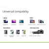 Conceptronic 3 prievadų 67W GaN USB PD įkroviklis su USB-C įkrovimo kabeliu, USB-C x 2, USB-A x 1, QC 3.0, PPS