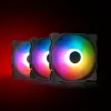 XPG VENTO 120 ARGB Black, 12 cm ventiliatorius, 1200 RPM, juodas