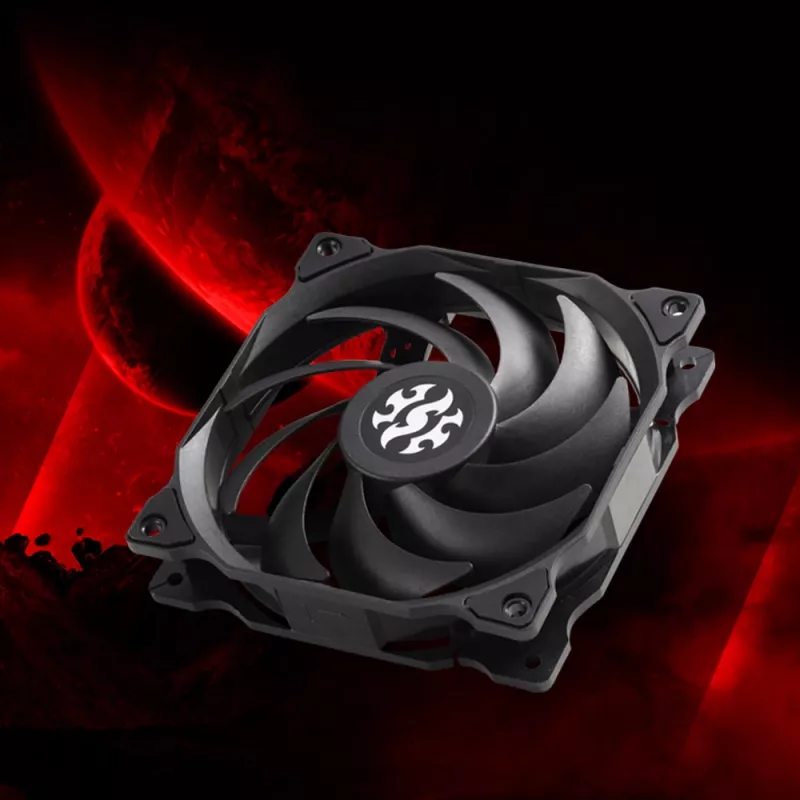 XPG VENTO 120 ARGB Black, 12 cm ventiliatorius, 1200 RPM, juodas