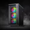 XPG VENTO 120 ARGB Black, 12 cm ventiliatorius, 1200 RPM, juodas