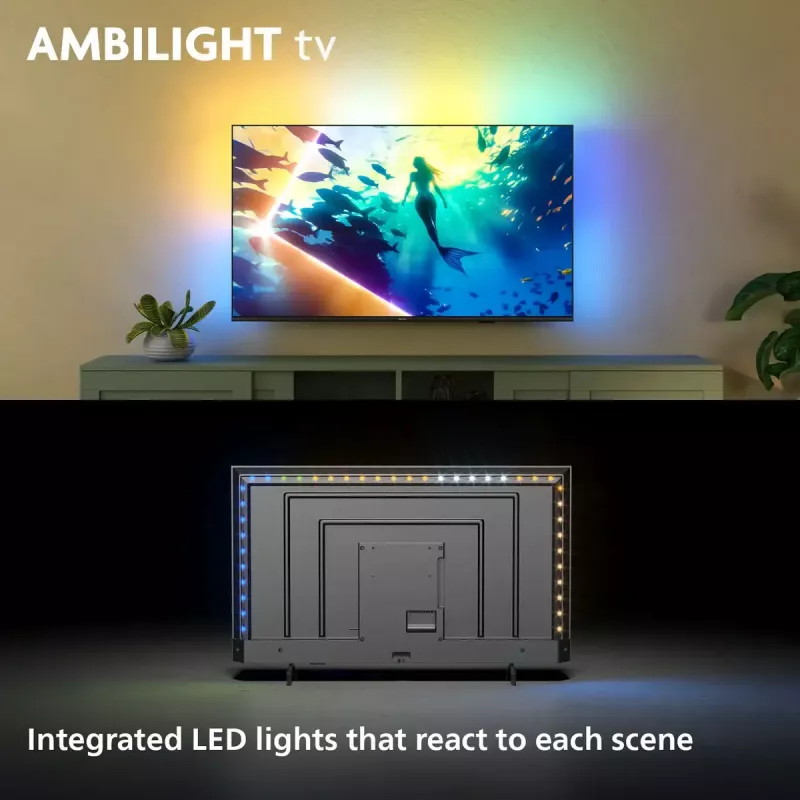 Televizorius Philips 8500 serija 65PUS8500/12 65 colių 4K Ultra HD QLED 3840 x 2160