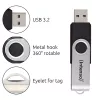 USB atmintinė Intenso 128 GB USB-A 3.2 Gen 1x1 juoda-sidabrinė