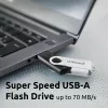 USB atmintinė Intenso 128 GB USB-A 3.2 Gen 1x1 juoda-sidabrinė