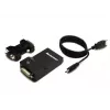 Lenovo USB 3.0 - DVI/VGA USB grafikos adapteris 2048 x 1152 pikseliai Juoda