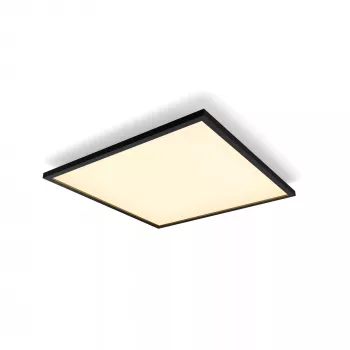 Philips Hue Aurelle Square Panel 600×600 mm protingas lubinis šviestuvas, Bluetooth, 220–240 V, 48 mm gylis, juodas/baltas