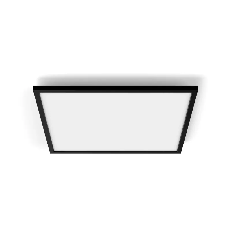 Philips Hue Aurelle Square Panel XL išmanusis lubų šviestuvas, juodos spalvos