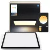 Philips Hue Aurelle Square Panel XL išmanusis lubų šviestuvas, juodos spalvos
