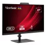27 colių ViewSonic VG2741V-2K monitorius, 2560×1440 QHD, 4 ms, IPS/LCD, įmontuoti garsiakalbiai, VESA, aukščio reguliavimas, juodas