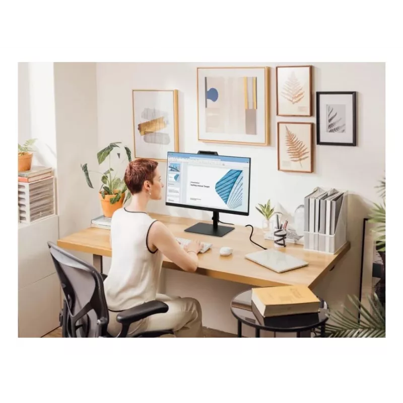 27 colių ViewSonic VG2741V-2K monitorius, 2560×1440 QHD, 4 ms, IPS/LCD, įmontuoti garsiakalbiai, VESA, aukščio reguliavimas, juodas