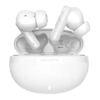 Ausinės 4smarts SkyBuds Pro ANC True Wireless Stereo TWS Į ausį Bluetooth Baltos 10 m atstumas 40 g