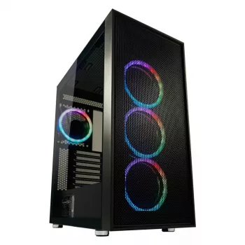 Korpusas LC-Power Black_Wanderer_X Midi Tower juodas