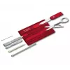 Victorinox SwissCard Classic Raudonas - Kreditinės kortelės dydžio daugiafunkcis įrankis