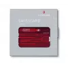 Victorinox SwissCard Classic Raudonas - Kreditinės kortelės dydžio daugiafunkcis įrankis