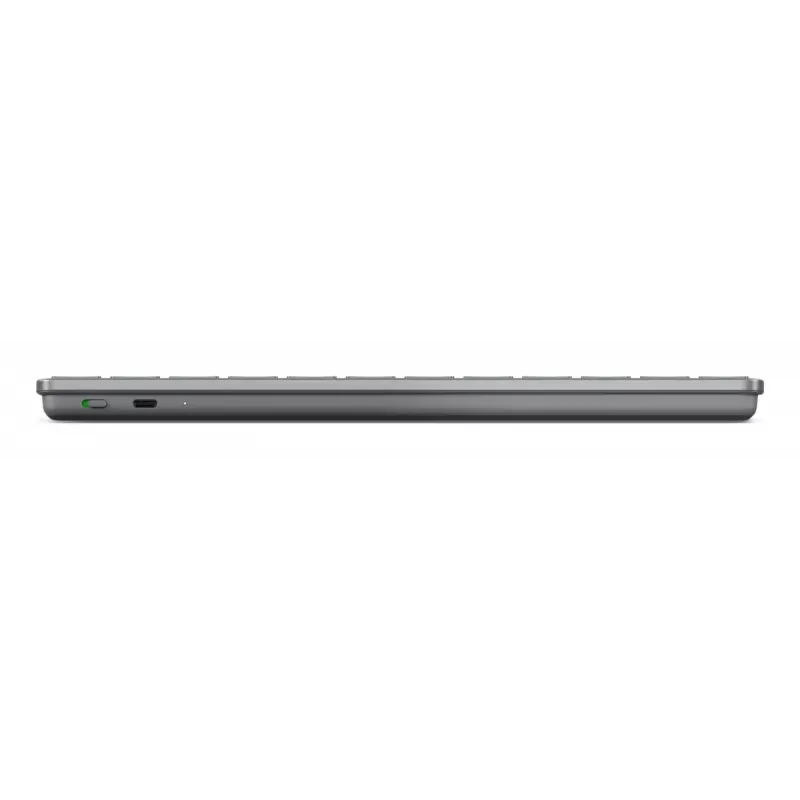 Belaidė kelių įrenginių klaviatūra Lenovo – USB Type-C, Luna Grey, 255,8×105,9×14,6 mm, 5V 200 mAh