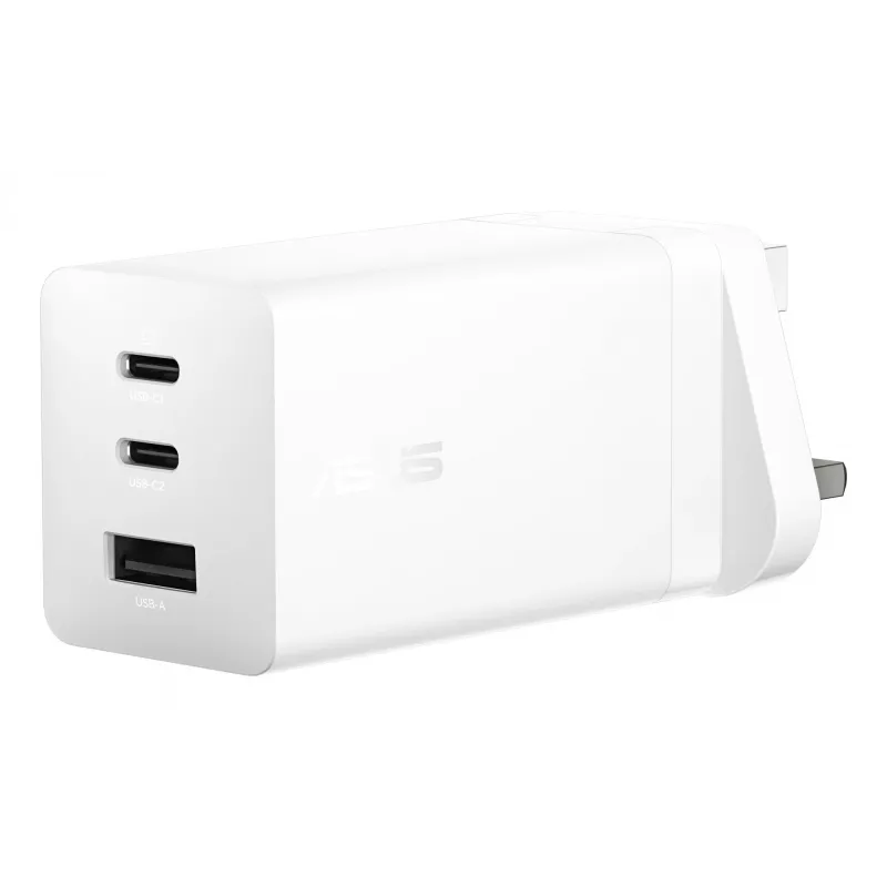 ASUS 100W USB-C GaN įkroviklis universalus baltas AC greitas įkrovimas