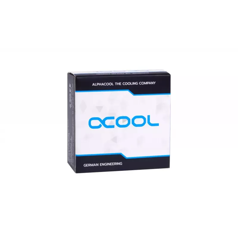 Alphacool ES D-Plug kištukas, G1/4 išorinis sriegis – G1/4 išorinis sriegis, juodas