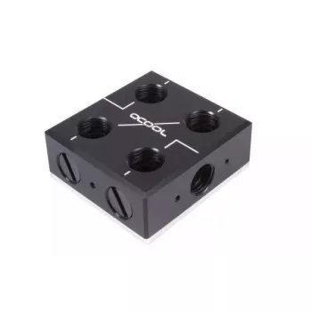 Vandens blokas Alphacool 12993 Acetal Varis Nikelis Juodas 52mm 56mm 22.5mm