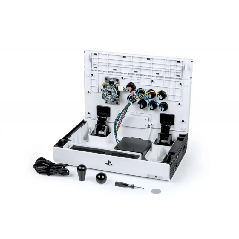 Arcade svirtis NACON DAIJA Black White USB PC PS4 PS5 laidinė 3 m