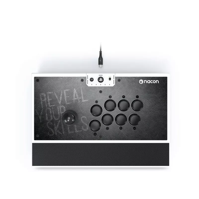 Arcade svirtis NACON DAIJA Black White USB PC PS4 PS5 laidinė 3 m