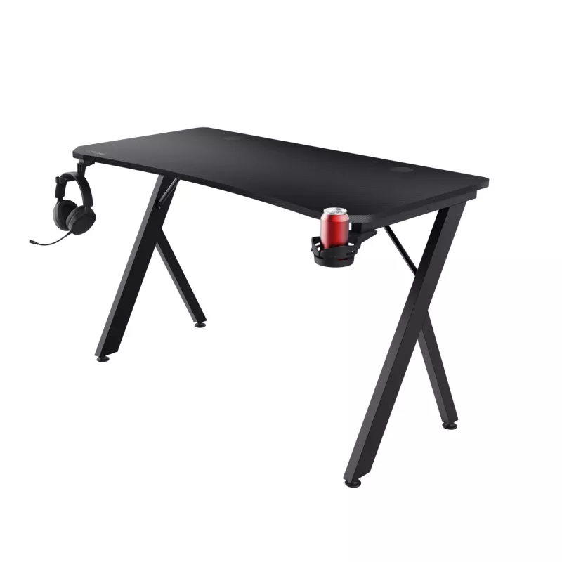 Stalas Trust GXT 700 Omnius Juodas Stačiakampis Metalinis Rėmas 1200x600x740mm
