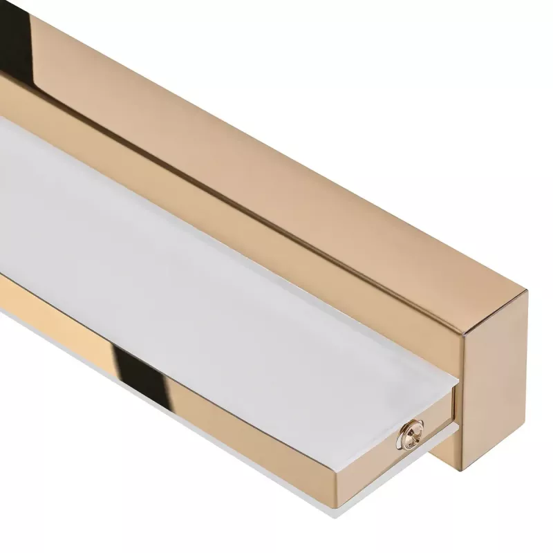 LED sieninis šviestuvas ActiveJet AJE-MERO GOLD, paviršinis montavimas, stačiakampis, 4000 K, 850 lm, nekeičiamas šviesos šaltinis