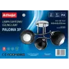 Pakabinamas lubinis šviestuvas ActiveJet AJE-PALOMA 3P E27, 3×40W, sidabrinis, IP20, 440×250 mm