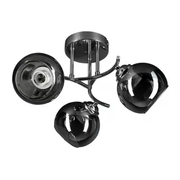Pakabinamas lubinis šviestuvas ActiveJet AJE-PALOMA 3P E27, 3×40W, sidabrinis, IP20, 440×250 mm