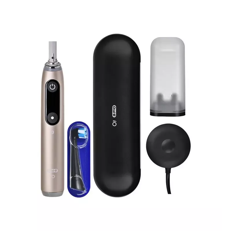 BRAUN iO Series 10 17398125 elektrinis dantų šepetėlis suaugusiems, osciliuojantis, juodas