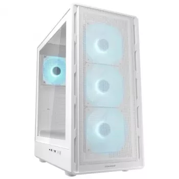 COUGAR Airface Pure PRO vidutinis bokštinis korpusas, ARGB, baltas