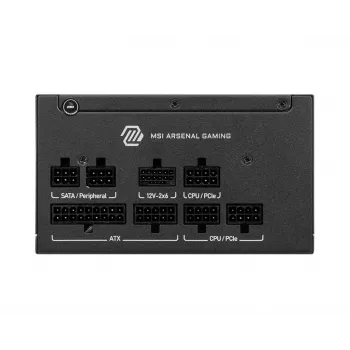 Maitinimo blokas MSI MAG A750GLS PCIE5 750W 24-pin ATX Fully-Modular 80 PLUS Gold Juodas