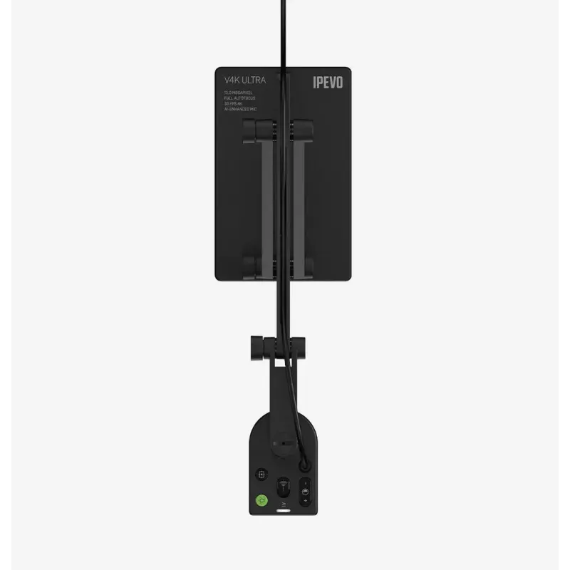 Dokumentų kamera IPEVO V4K-13MP ULTRA Black, 13 MP CMOS, 3840×3104, f=3,46 mm, USB Type-A