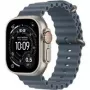 Išmanusis laikrodis Apple Watch Ultra 3 GPS + Cellular 49mm Natural Titanium korpusas su Anchor Blue Ocean juosta