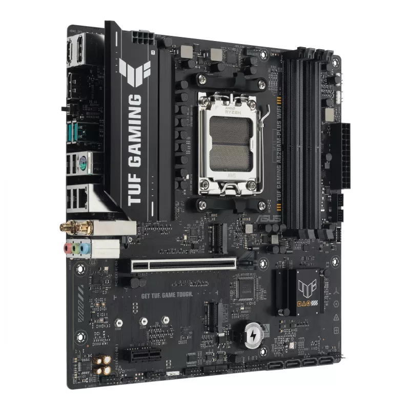 ASUS TUF GAMING A620AM-PLUS WIFI pagrindinė plokštė, AMD A620A, Socket AM5, micro ATX