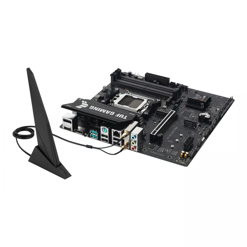 ASUS TUF GAMING A620AM-PLUS WIFI pagrindinė plokštė, AMD A620A, Socket AM5, micro ATX