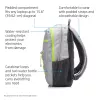 Kuprinė HP 39.62 cm (15.6 colio) Active Backpack pilka/neon geltona