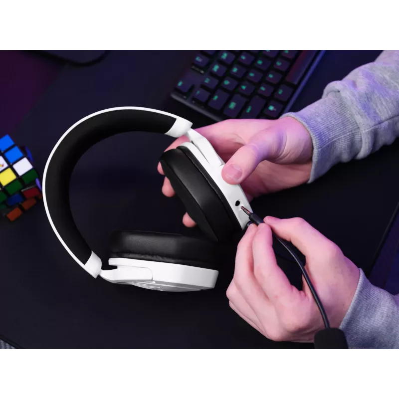 Trust GXT492W Carus Ausinės Laidinės Ausinės Antgalvinės Žaidimams Baltos