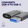 Trust Calyx USB-A į USB-C adapteris (2 vnt.) pilka