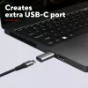 Trust Calyx USB-A į USB-C adapteris (2 vnt.) pilka