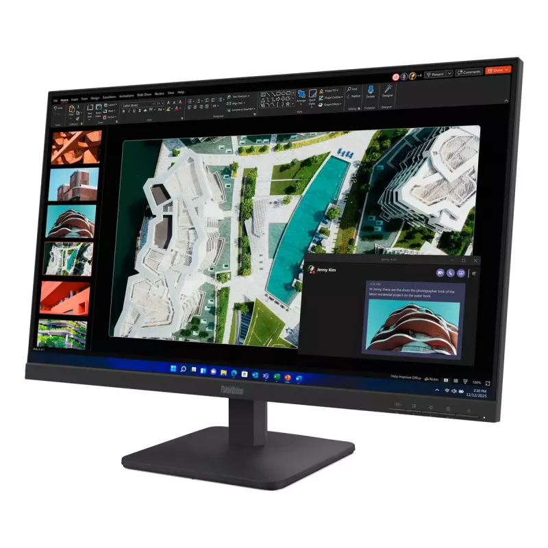27 colių monitorius Lenovo ThinkVision S27-4e, 1920×1080 Full HD, IPS, 6 ms, 300 cd/m², VESA, juodas
