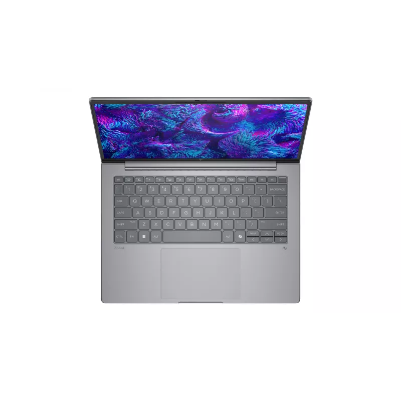 Mobilioji darbo stotis HP ZBook 8 G1i – 14 colių WUXGA, Intel Core Ultra 7 255H, 16 GB DDR5, 512 GB SSD, NVIDIA RTX 500 Ada, Windows 11 Pro, sidabrinė