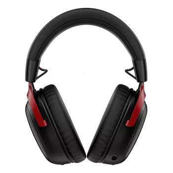 HyperX Cloud III S Wireless – Belaidės žaidimų ausinės (Juoda-Raudona)