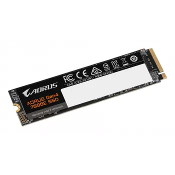 Vidinis M.2 NVMe SSD GIGABYTE AORUS Gen4 7000E 1 TB – 7100 MB/s skaitymas, 6100 MB/s rašymas, M.2 2280